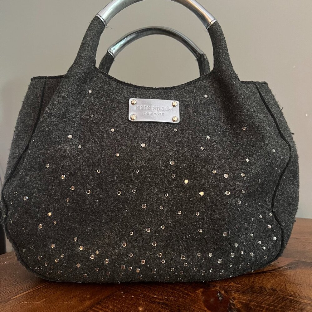 kate spade - Sparkly Wool/Rhinestones Handbag